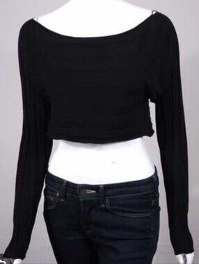 Sarah Pacini ribbed bandeau shrug O/S